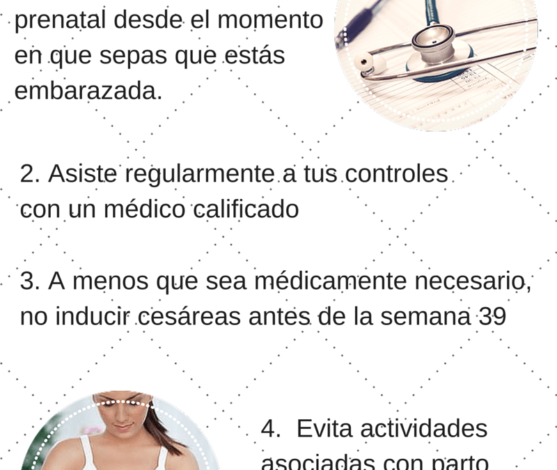 Prevenir bebés prematuros: 5 consejos